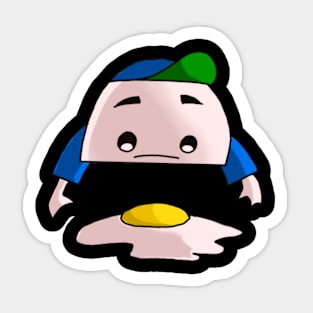 Humpty Dumpty bad day Sticker